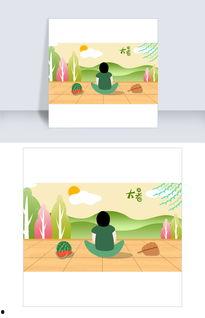 扇子吃瓜,夏日消暑新风尚